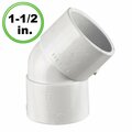 Cool Kitchen 1.5 in. 45 Degree Utility Grade PVC Fitting CO3376719